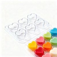 Θήκη για Wax Melts 6πλη Καρδιές